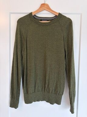Banana Republic Olive Crewneck Sweater